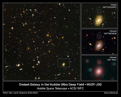 �ϥå֥뱧��˾��������Ƥ���129����ǯ�������֤������(NASA/ESA/STScI)