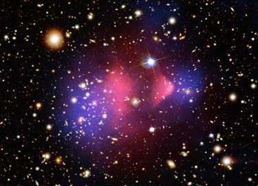 ȰŹʪʬΥġ[NASA/STScI; ESO WFI; Magellan/U.Arizona/D.Clowe et al.]