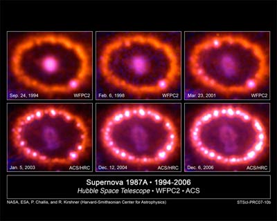 ĶAΥ󥰤ηǯѲ[NASA, ESA, P. Challis and R. Kirshner (Harvard-Smithsonian Center for Astrophysics)]