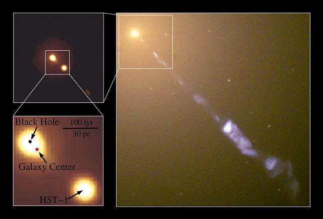 ͣ濴ε֥åۡ뤫ʮͤ른å[NASA, ESA, D. Batcheldor and E. Perlman (Florida Institute of Technology), the Hubble Heritage Team (STScI/AURA), and J. Biretta, W. Sparks, and F.D. Macchetto (STScI)]