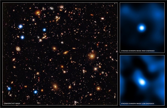 ɥ鿼-ŷ[NASA/CXC/U.Hawaii/E.Treister et al/STScI/UC Santa Cruz/G.Illingworth et al/S.Beckwith et al]