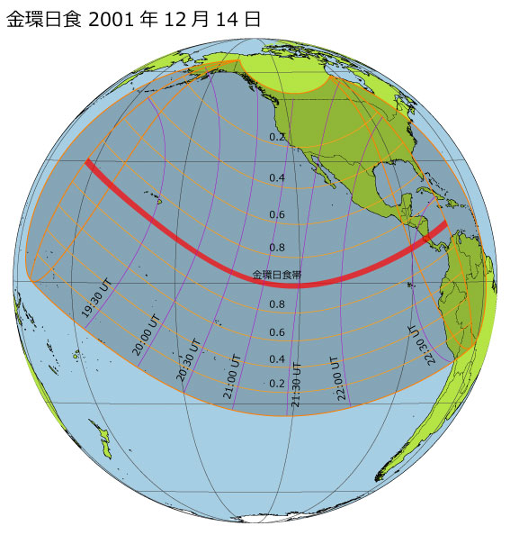 2001年12月14日 金環日食