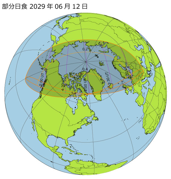 2029年06月12日 部分日食