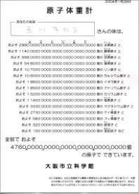 あなたの体を作る原子の数は